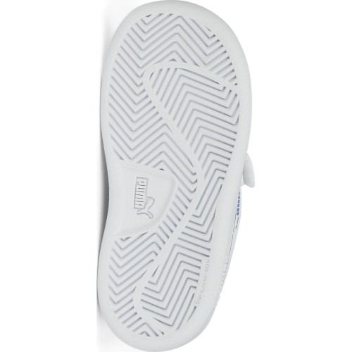 Buty dziecięce Puma Smash v2 Home School White 386201 02