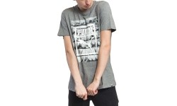 Puma Marškinėliai Photoprint Shoes Tee Grey