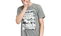 Koszulka męska Puma Photoprint Shoes Tee Grey 594892 03