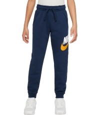 Spodnie młodzieżowe Nike B NSW Club + HBR Pant, granatowe CJ7863 414