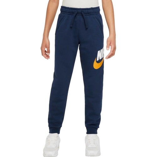 Spodnie młodzieżowe Nike B NSW Club + HBR Pant, granatowe CJ7863 414