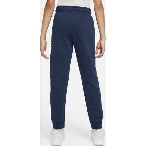 Spodnie młodzieżowe Nike B NSW Club + HBR Pant, granatowe CJ7863 414