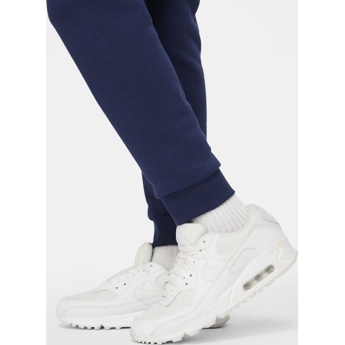 Spodnie młodzieżowe Nike B NSW Club + HBR Pant, granatowe CJ7863 414