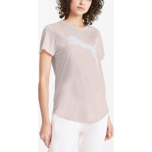 Koszulka damska Puma Evostripe Tee, różowa, 581241 17