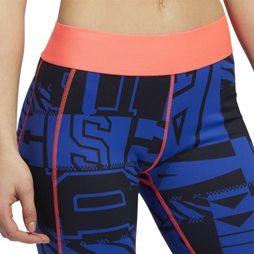 Adidas Ask L Var Hck T Blue legginsy damskie FT3138