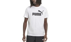 Puma Marškinėliai Vyrams Ess Logo Tee White