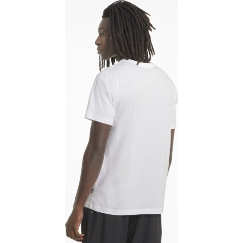 Puma Marškinėliai Vyrams Ess Logo Tee White