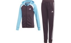 Dres dziewczęcy Adidas G Hood Cot Ts1 Purple Blue GE0711