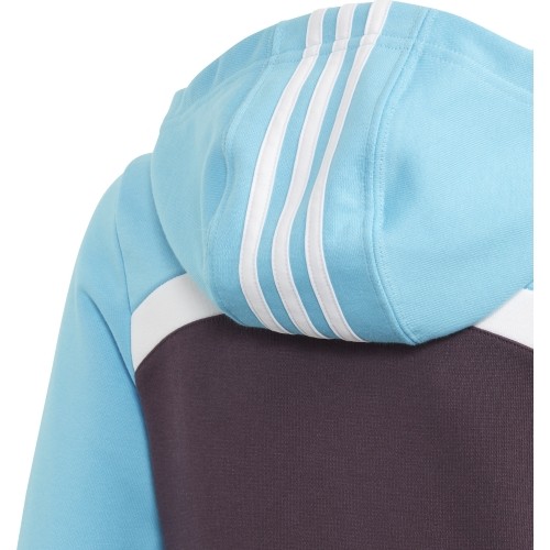 Dres dziewczęcy Adidas G Hood Cot Ts1 Purple Blue GE0711