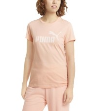 Puma Palaidinė Moterims Ess Logo Tee Peach