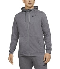 Bluza męska Nike Nk Df Hdie Fz Fl, szara, CZ6376 071
