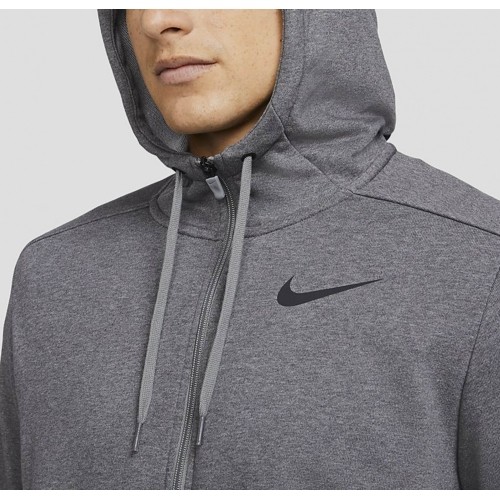 Bluza męska Nike Nk Df Hdie Fz Fl, szara, CZ6376 071