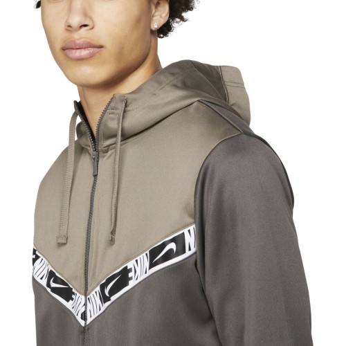 Nike Džemperis Vyrams Nsw Repeat Pk Fz Hoodie Khaki DM4672 254