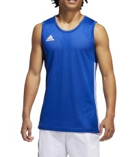 Koszulka do koszykówki Adidas 3G Spee Rev Jrs Blue White DY6593