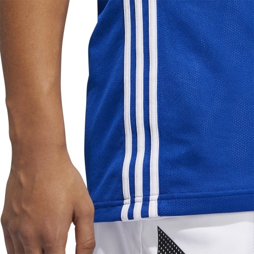 Koszulka do koszykówki Adidas 3G Spee Rev Jrs Blue White DY6593