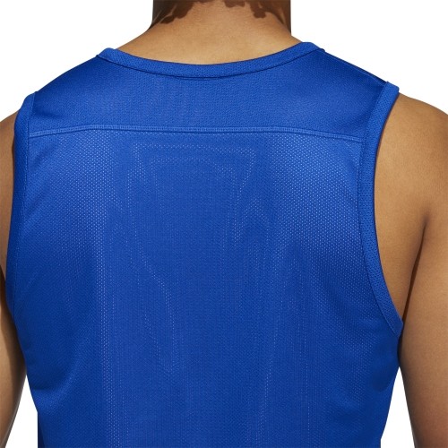 Koszulka do koszykówki Adidas 3G Spee Rev Jrs Blue White DY6593