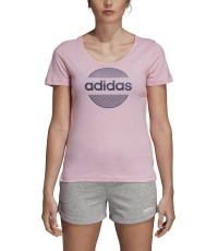 Bluzka Adidas Linear Tee II, różowa DV3000
