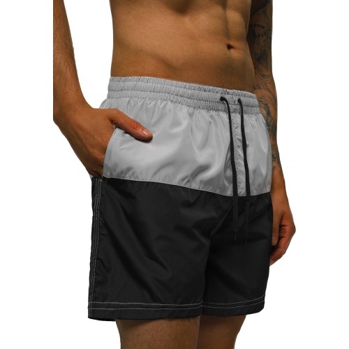 J.Style Maudymosi Šortai Vyrams Grey Black HM065