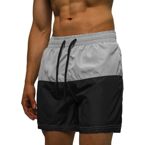 J.Style Maudymosi Šortai Vyrams Grey Black HM065