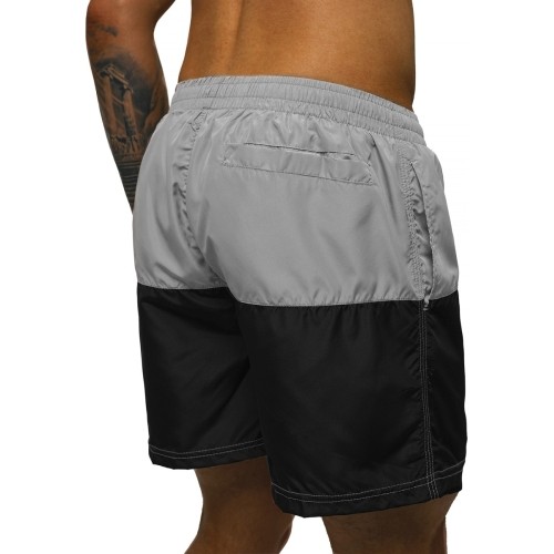 J.Style Maudymosi Šortai Vyrams Grey Black HM065