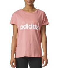 Adidas Palaidinė ESS LIN LO TEE Tactile Rose