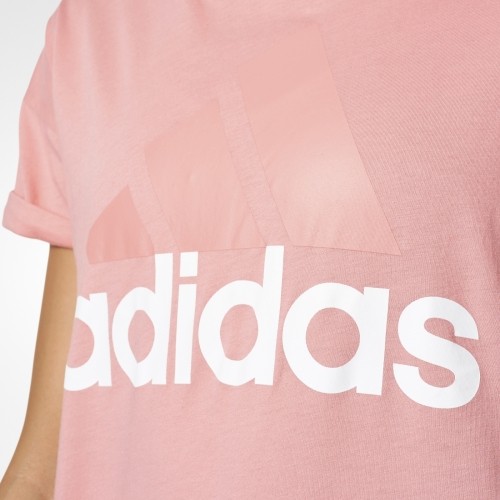 Adidas Palaidinė ESS LIN LO TEE Tactile Rose