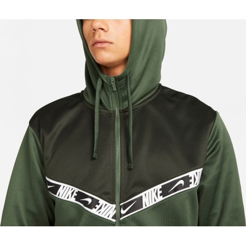 Męska bluza Nike NSW Repeat PK FZ, zielona DM4672 335