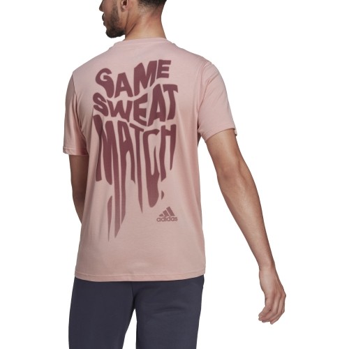 Koszulka męska Adidas Ten Game G Tee Pink HA0963