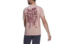 Koszulka męska Adidas Ten Game G Tee Pink HA0963