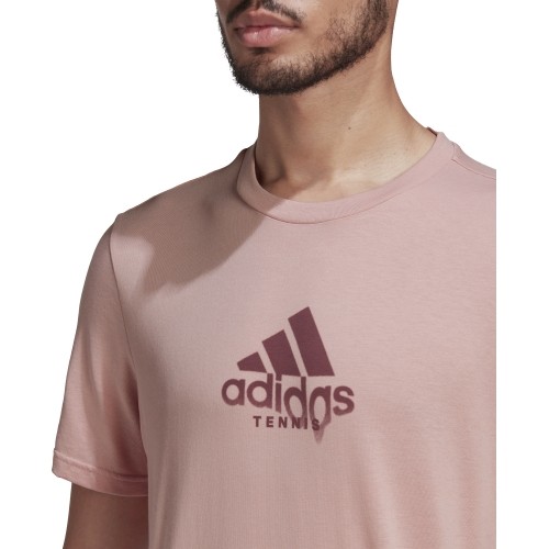 Koszulka męska Adidas Ten Game G Tee Pink HA0963