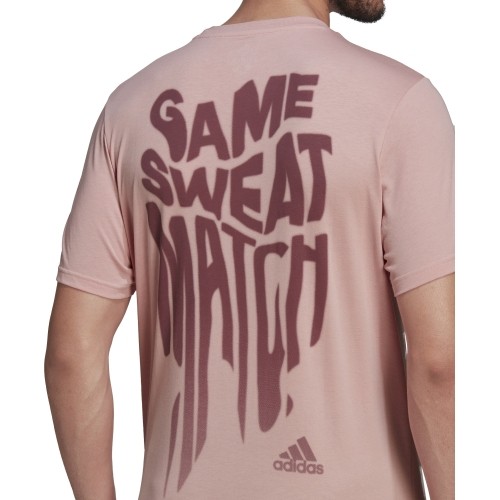 Koszulka męska Adidas Ten Game G Tee Pink HA0963