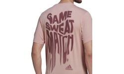 Koszulka męska Adidas Ten Game G Tee Pink HA0963