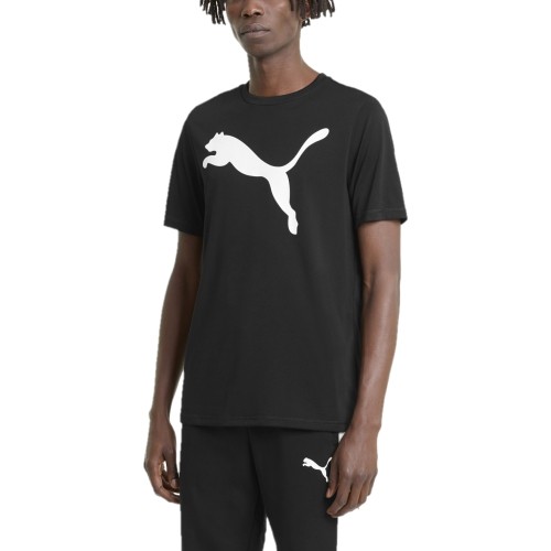 Puma Marškinėliai Vyrams Active Big Logo T Black
