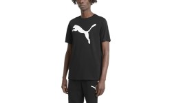 Puma Marškinėliai Vyrams Active Big Logo T Black