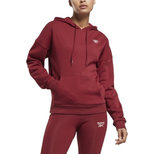 Bluza damska Reebok Ri Fleece Hoody Bordeaux HN6862