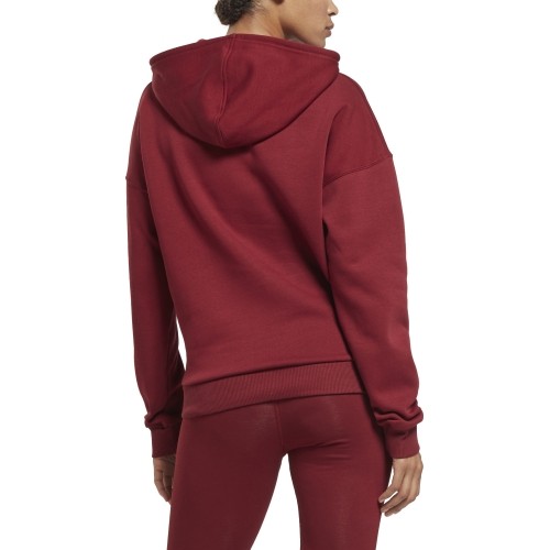 Bluza damska Reebok Ri Fleece Hoody Bordeaux HN6862