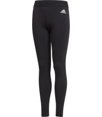 Legginsy młodzieżowe Adidas YG ID Lin Tights, czarne, DJ1396