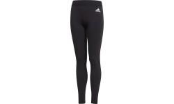 Legginsy młodzieżowe Adidas YG ID Lin Tights, czarne, DJ1396