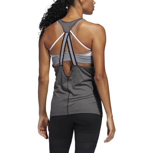 Adidas Palaidinė 3 Stripe Tank Black