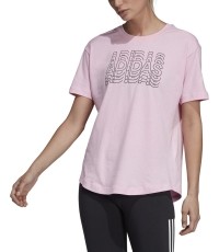 Koszulka Adidas Lineage ID Tee Pink DV3019