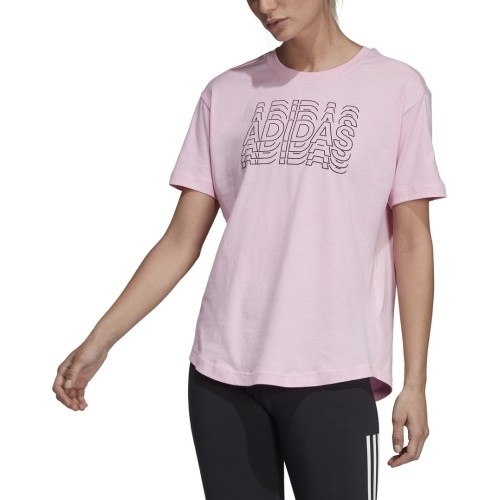 Koszulka Adidas Lineage ID Tee Pink DV3019