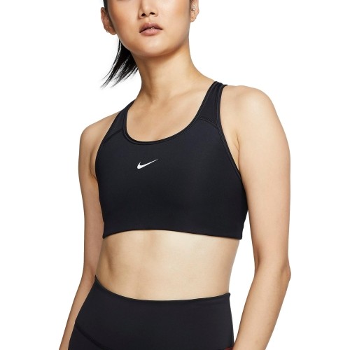 Biustonosz sportowy damski Nike Df Swsh 1PP, czarny BV3636 010