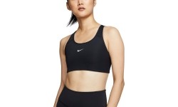 Biustonosz sportowy damski Nike Df Swsh 1PP, czarny BV3636 010
