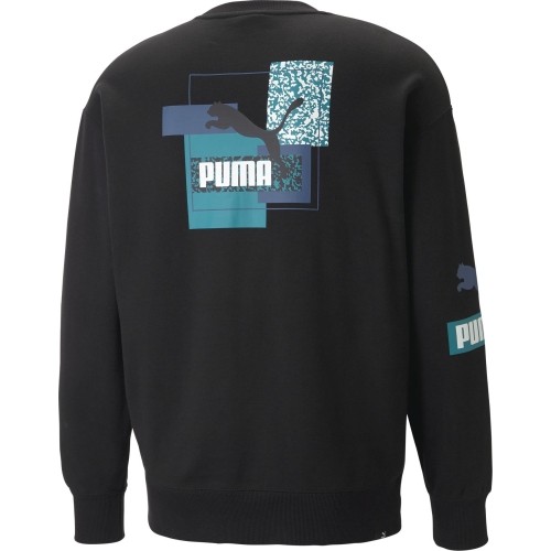 Puma Džemperis Vyrams Brand Love Crew Tr Black 535630 01