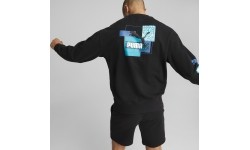 Puma Džemperis Vyrams Brand Love Crew Tr Black 535630 01