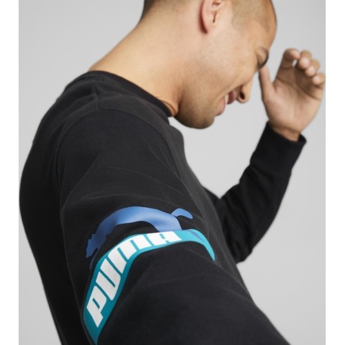 Puma Džemperis Vyrams Brand Love Crew Tr Black 535630 01