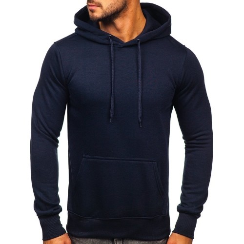Bluza polarowa męska J.Style niebieska 68B2009-25