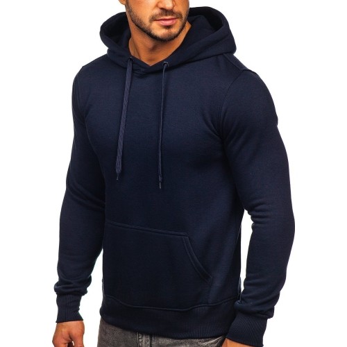 Bluza polarowa męska J.Style niebieska 68B2009-25