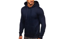 Bluza polarowa męska J.Style niebieska 68B2009-25