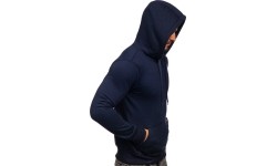 Bluza polarowa męska J.Style niebieska 68B2009-25